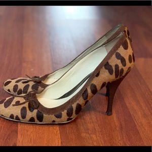 Amalfi leopard print heels